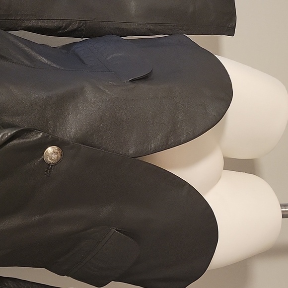 Boston Proper Black Leather Jacket - Picture 5 of 10